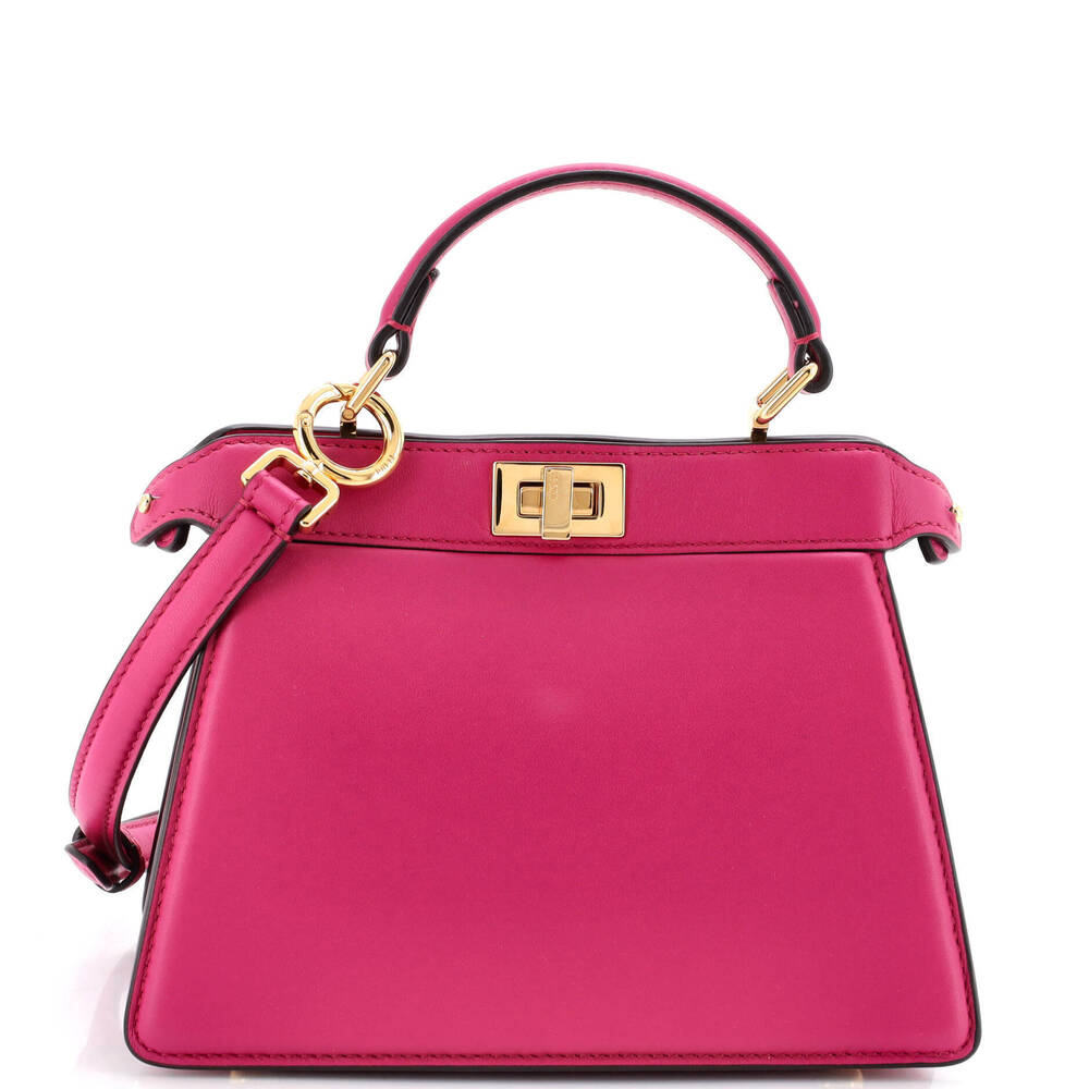 Fendi Petite Peekaboo ISeeU Bag Leather